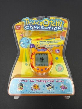 Bandai Tamagotchi Connection V4 2006 Orange Circles Sealed RARE